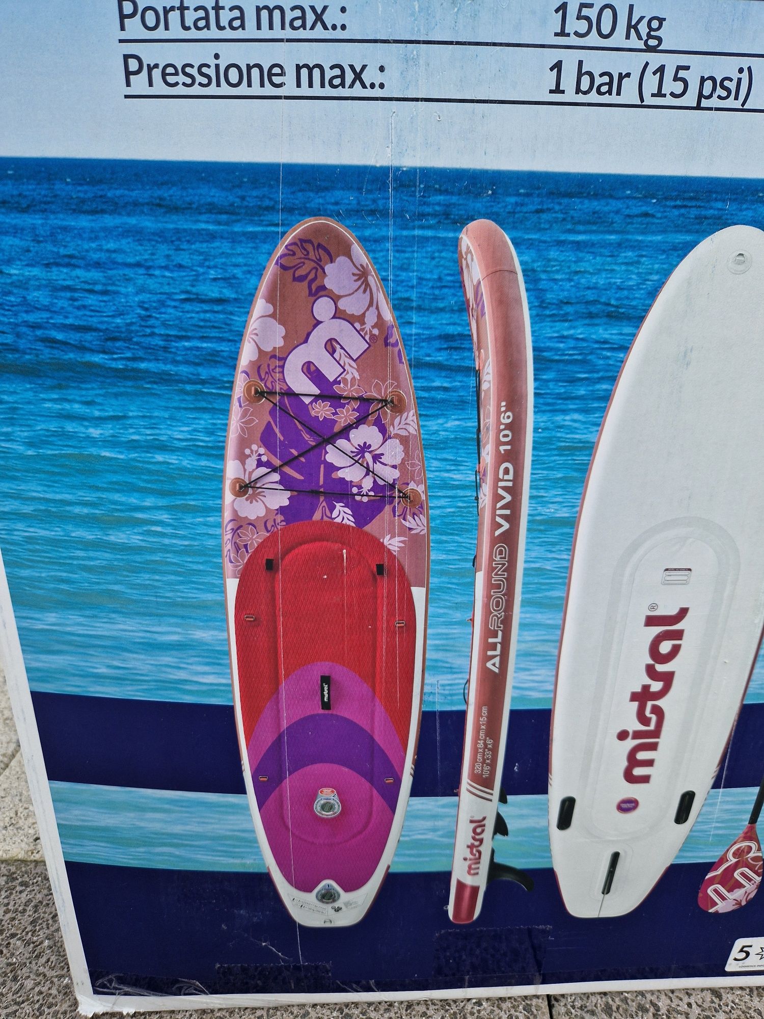 Plancha SUP com todos os acessorios NOVA