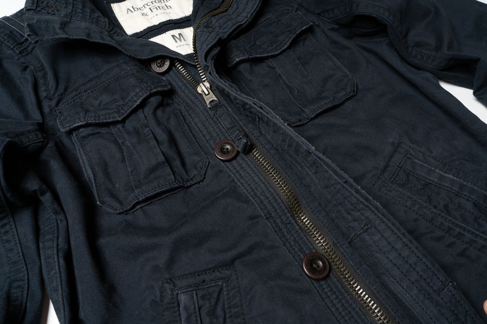Abercrombie & Fitch Field Utility Casual Jacket Navy [Jmh013145]