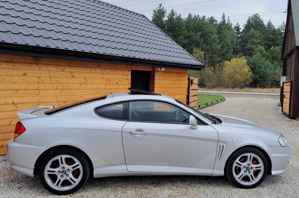 Mega Hyundai Coupe 2.0+LPG 140KM Klima mrozi Skóra Ledy Alu 2 kpl kół