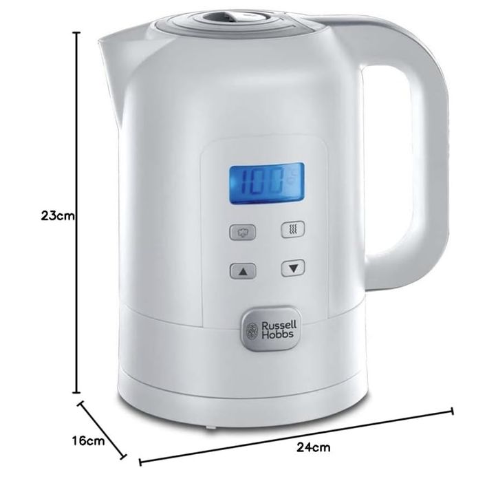 Czajnik elektryczny Russell Hobbs z regulacją temp 25-100°C 1,7L 2200W