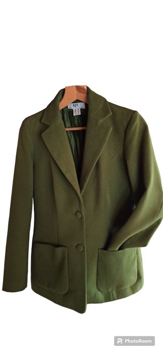 Marynarka żakiet ciepła klasyka Bennetton kieszenie Bonprix