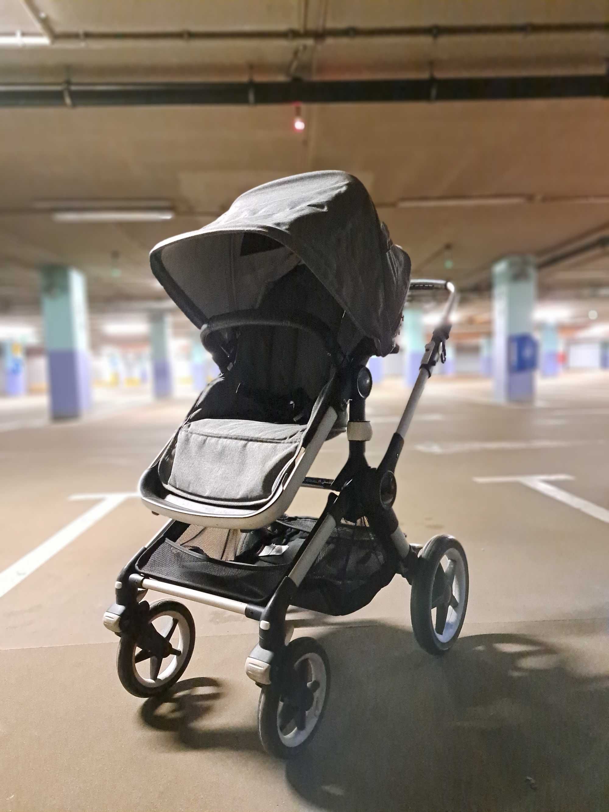 Wózek Bugaboo Fox 2 grey gondola + spacerówka 2w1