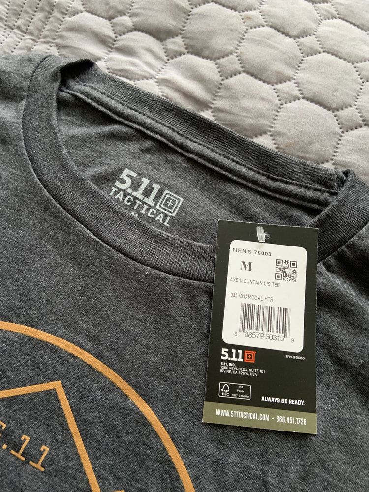 Футболка реглан 5.11 tactical AXE MOUNTAIN LONG SLEEVE розмір М