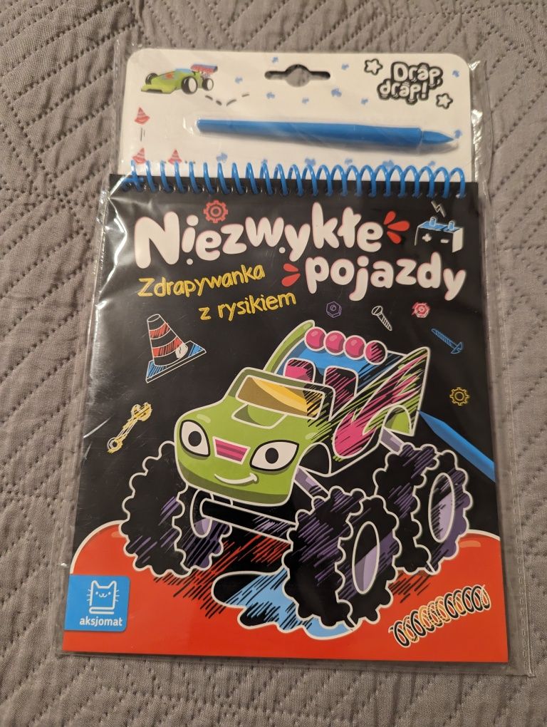 Zdrapywanka z rysikiem pojazd