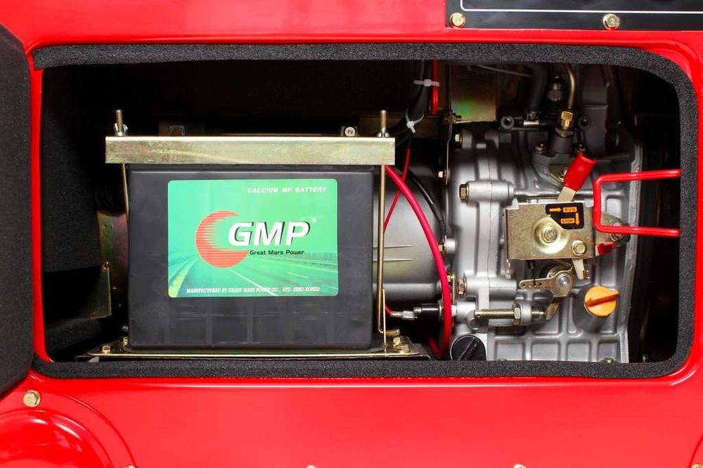 Agregat prądotwórczy DIESEL 1-Fazowy Kraft&Dele 7000W Olej Napędowy