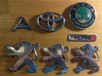 Símbolos/Emblemas usados de marcas de carros