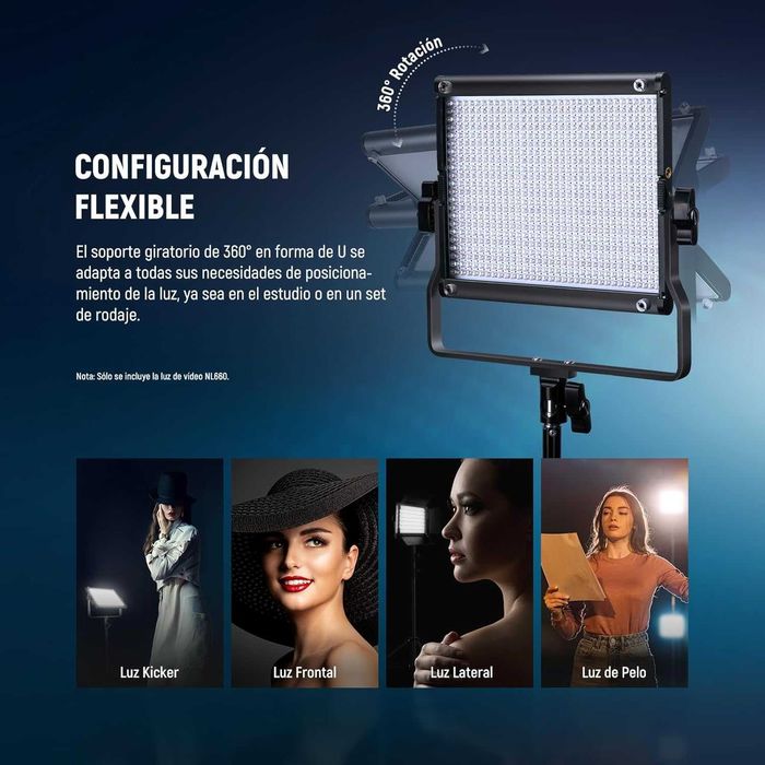 NEEWER 2 Leds Profissionais + Tripés + Bolsas