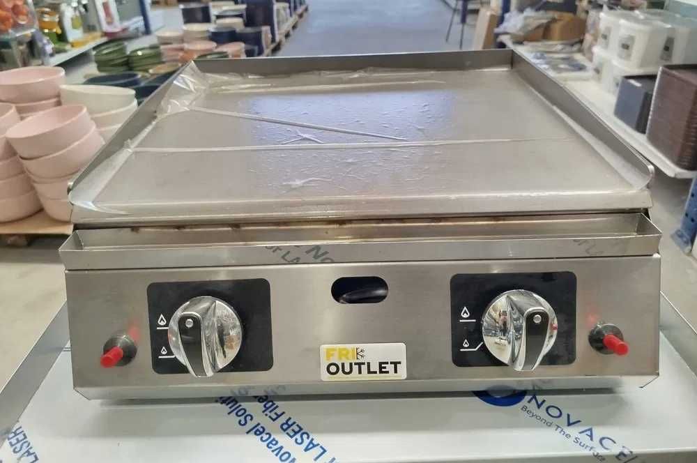 Chapa Lisa a Gás 50cm - NOVA