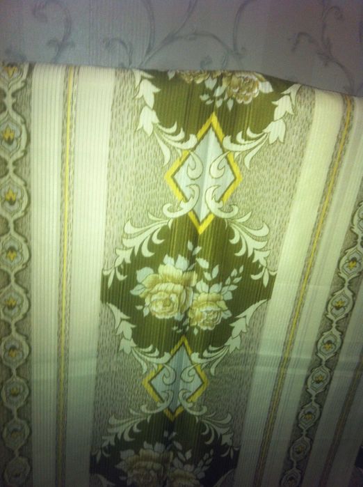 Портьерная ткань  плотный шелк , два вида.