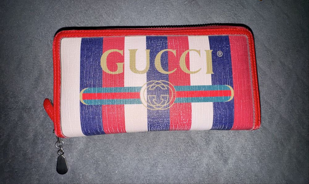 Damski portfel Gucci Baiadera Zip Around Wallet.