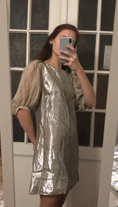 Sukienka len couture house Malene Birger