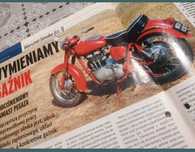 Gazeta Świat Motocykli 2005 nr 2 Junak gaźnik naprawa zawieszenia
