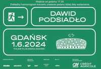 2xBilet VIP Dawid Podsiadło Gdańsk 01.06, cena nominalna 599 PLN/szt