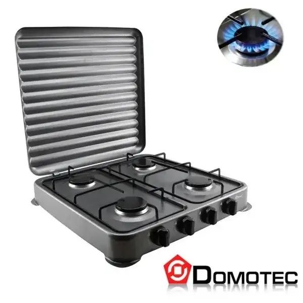 Газовая плита Domotec MS 6604 на 4 конфорки для балонного газа 6846