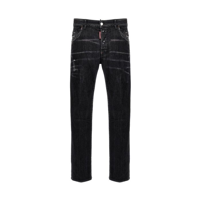 Dsquared2 Męskie Jeansy Skater Jean Czarne 54