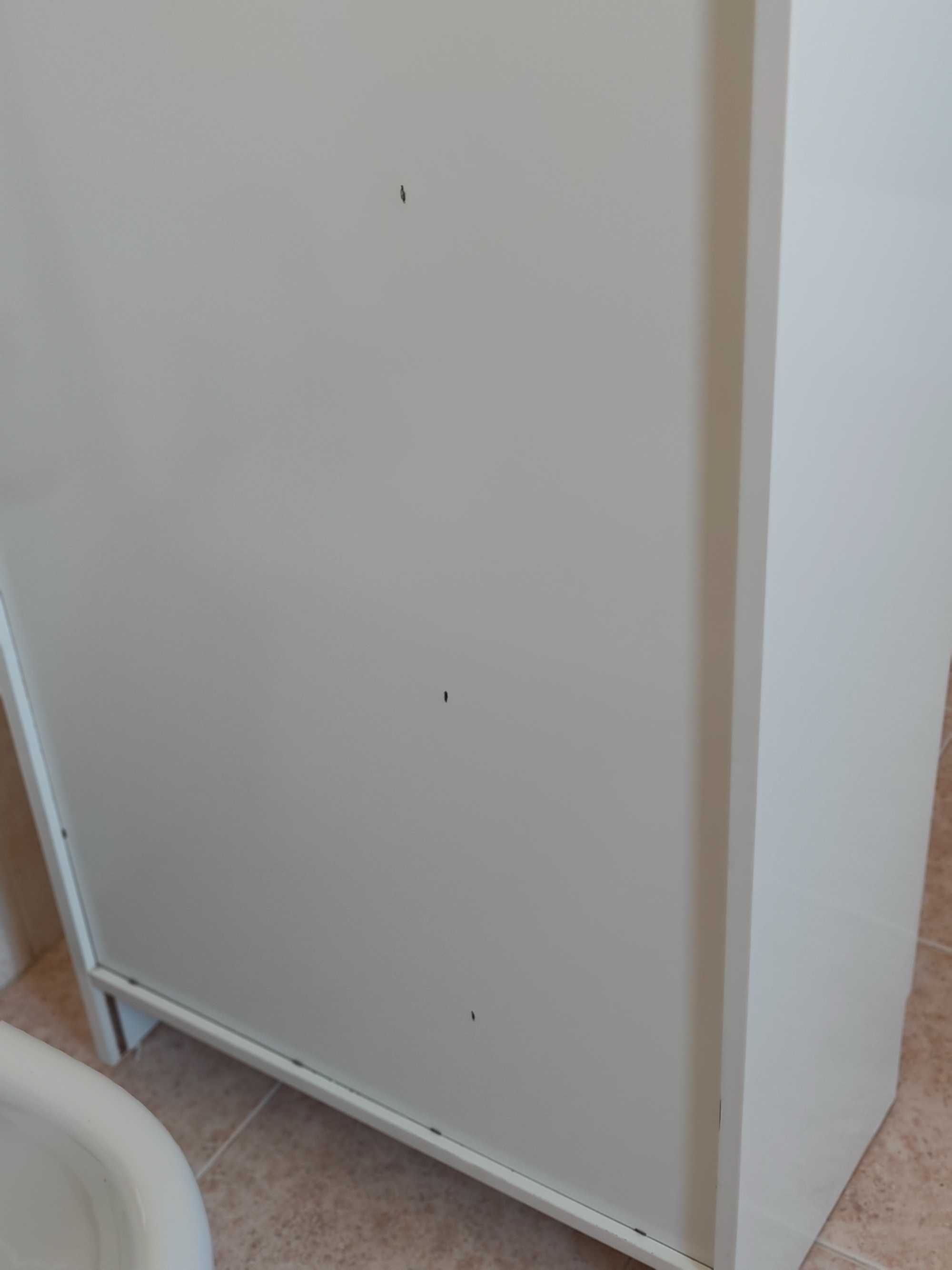 Móvel Vertical branco de WC