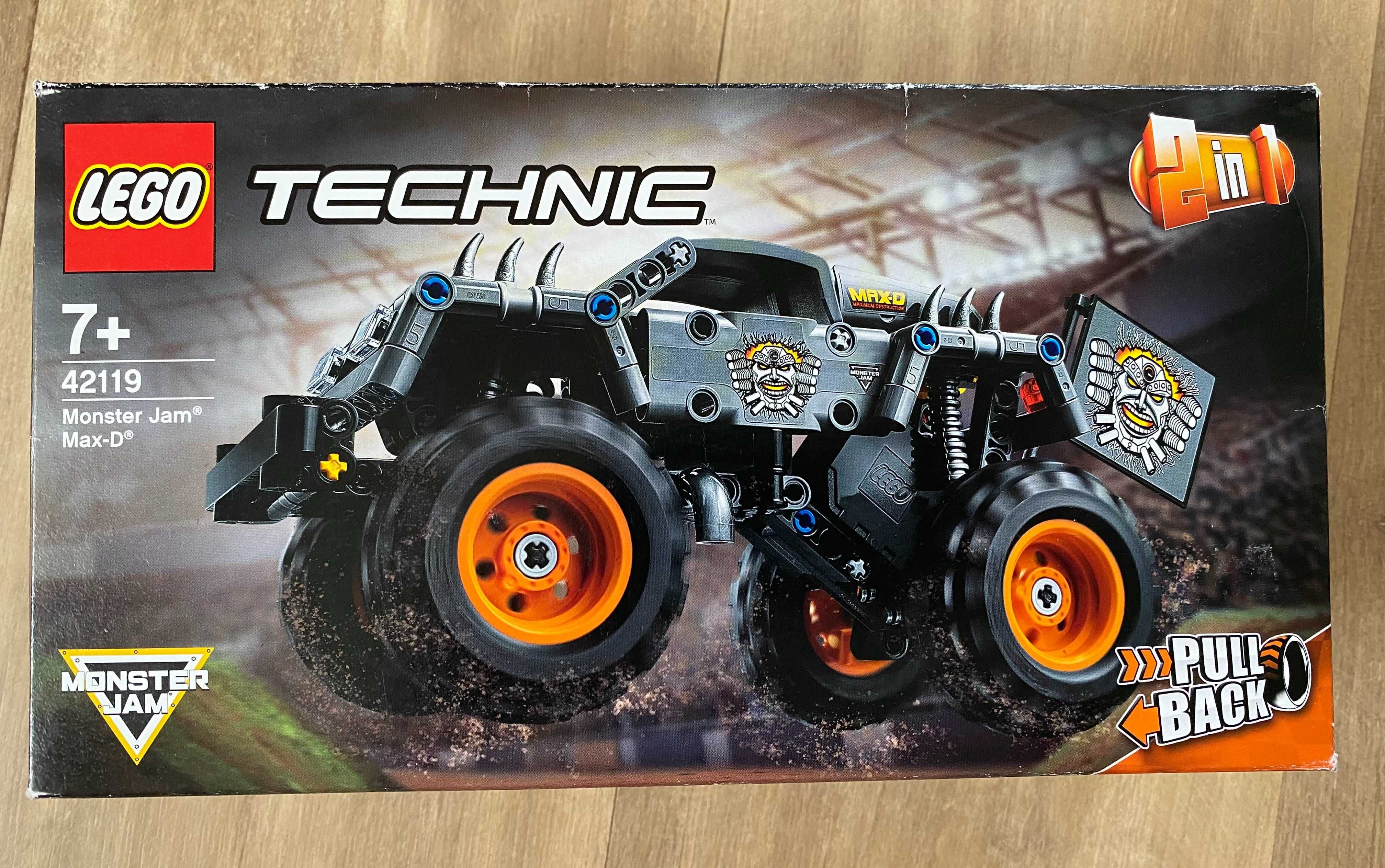 Lego Technic 42119 Monster Jam Max-D *KOMPLETNY*