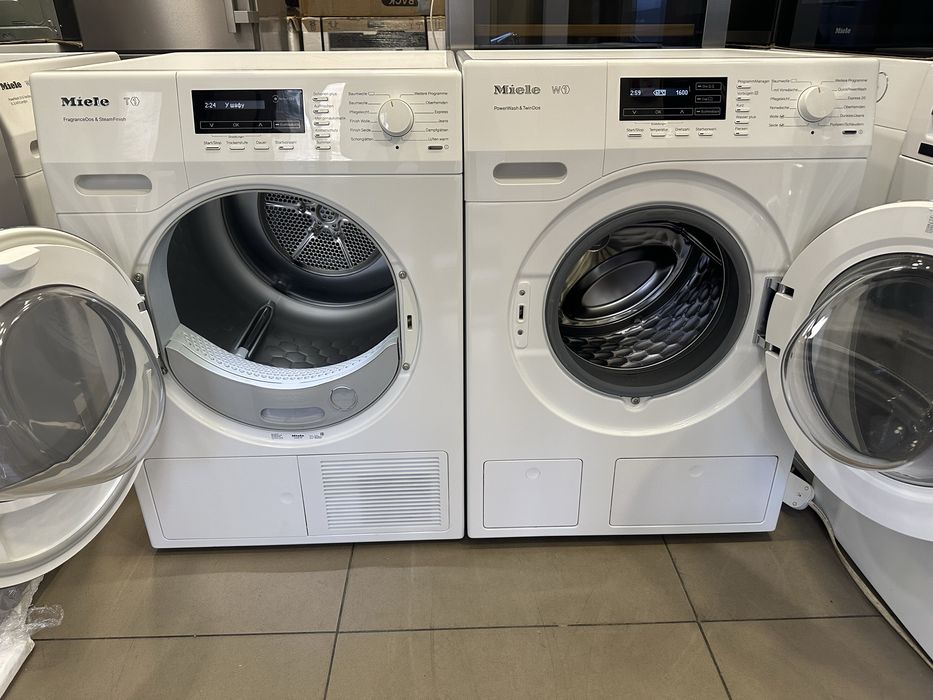Комплект Miele: TKG450WP + WKH130WPS(Німеччина)ПАР.PowerWash.Стан.Ціна