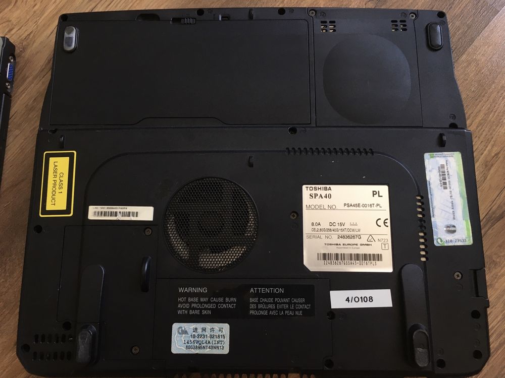 Ноутбук Toshiba на запчасти