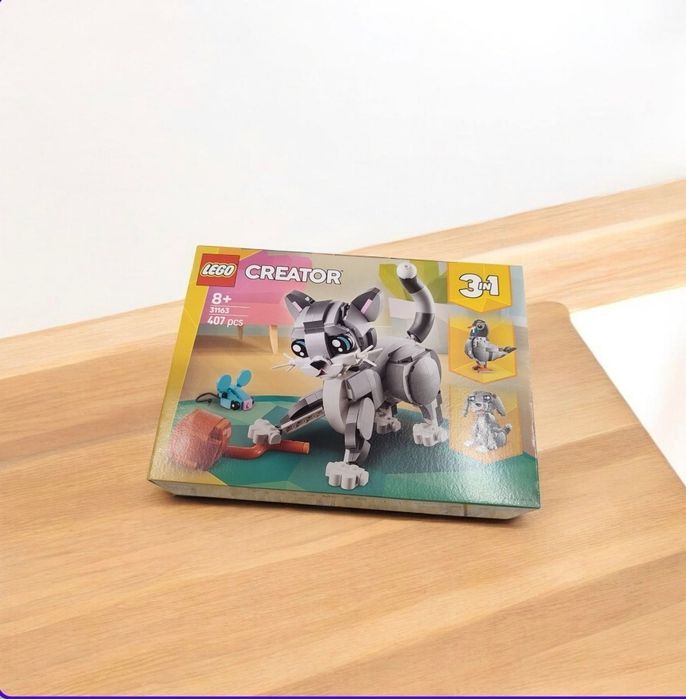 Nowy zestaw LEGO Creator 3 w 1 31163 Psotny kot