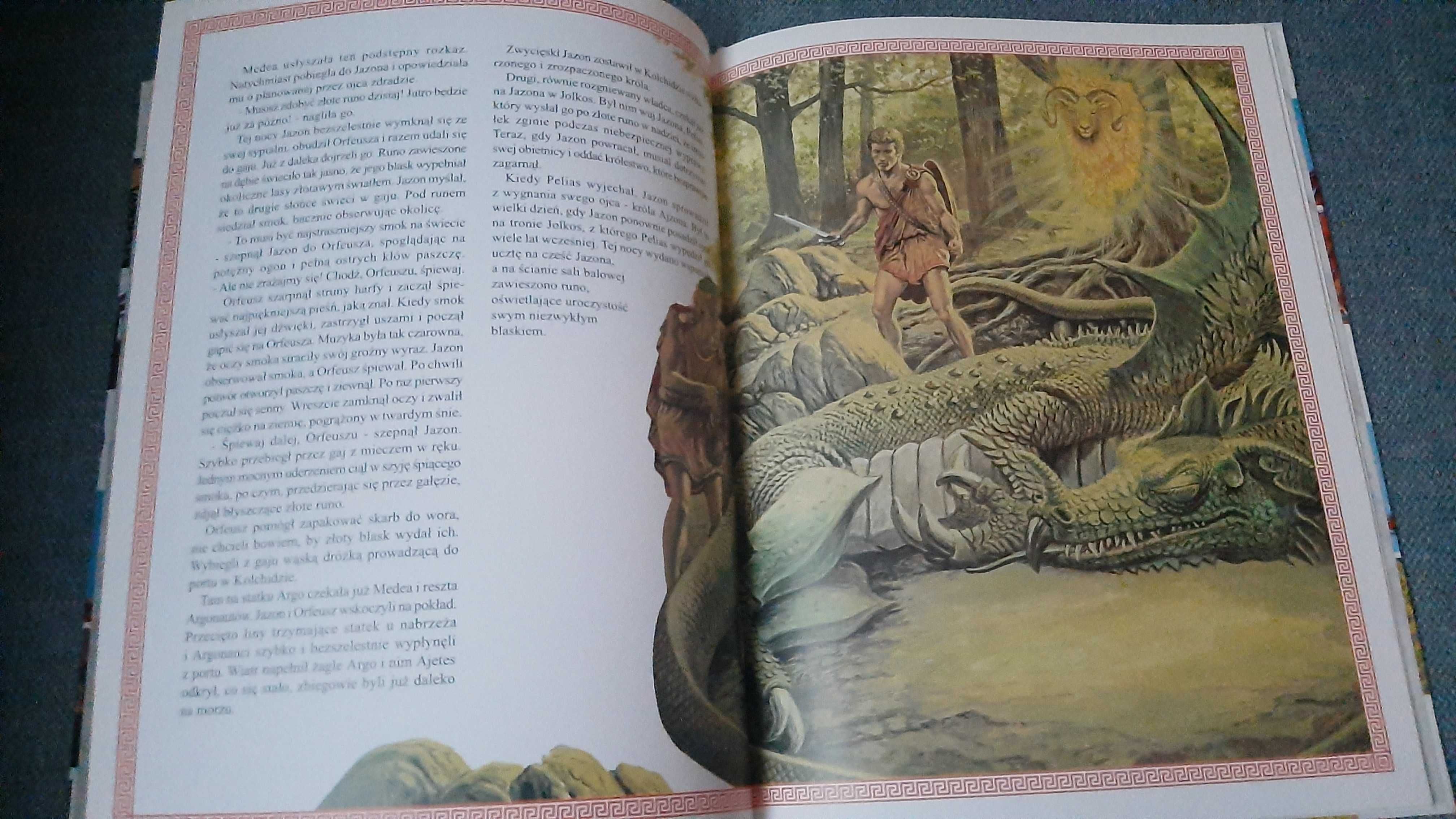 Wieczne mity Mitologia grecka dla dzieci piękne ilustracje Roger Payne