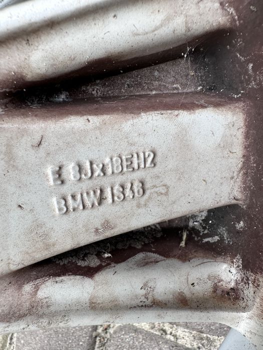 Диски BMW R18 5*120 титани BBS бмв 8J ET46 оригінал