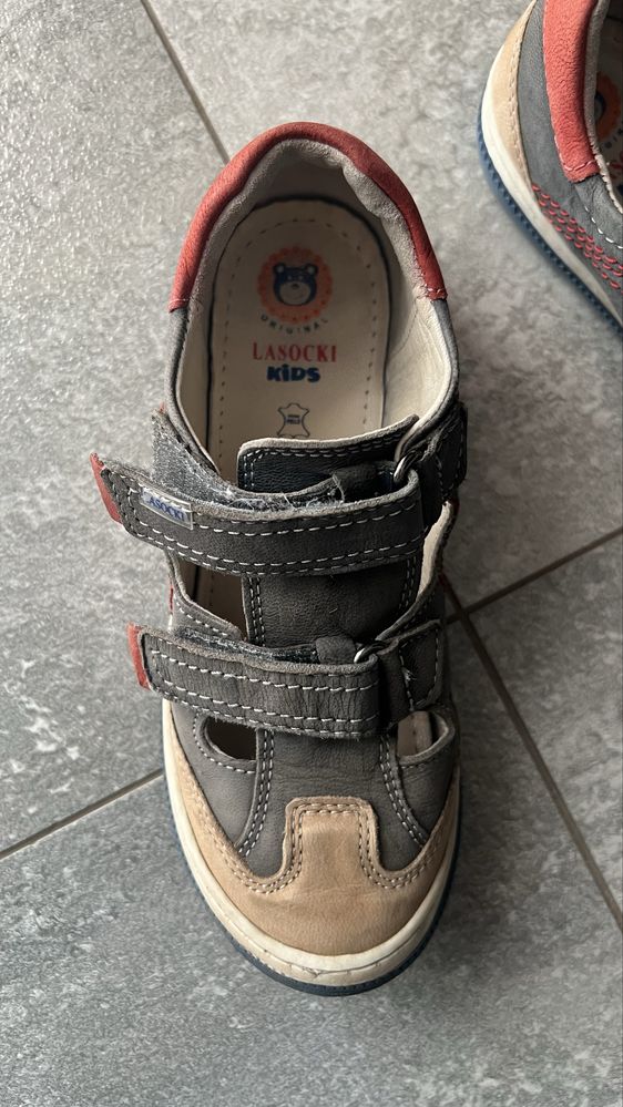 Buty dzieciece skorzane Lasocki 31 na rzepy