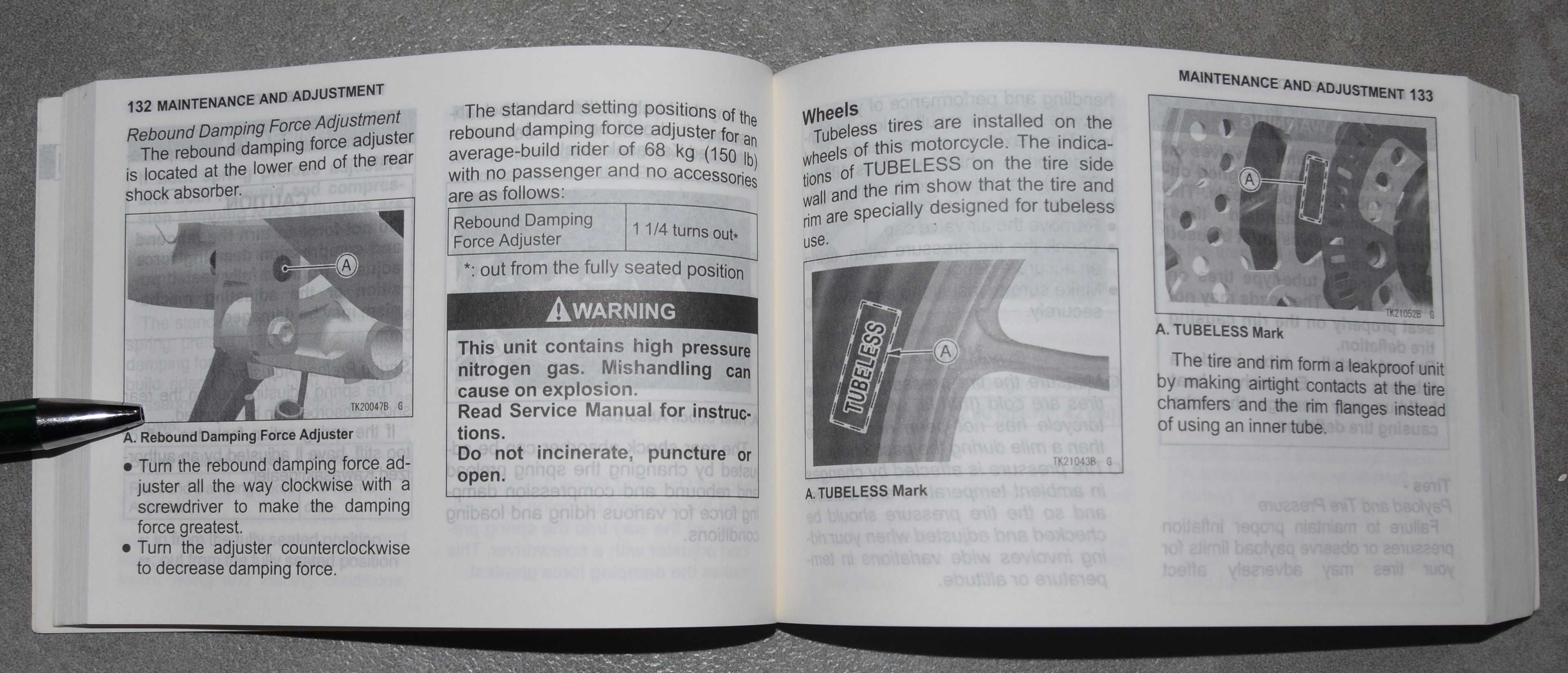 Instrukcja obsługi KAWASAKI Z1000