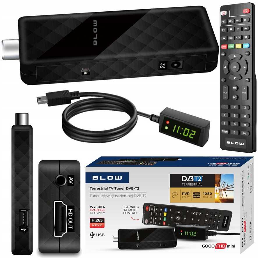 MEEGA JAKOŚĆ! Nowoczesny Dekoder DVBT-2
