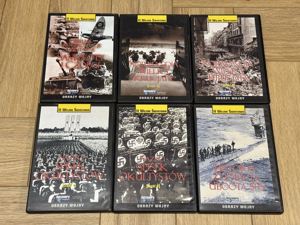 Książki i filmy II wojna światowa płyty Edipresse DVD zestaw książek