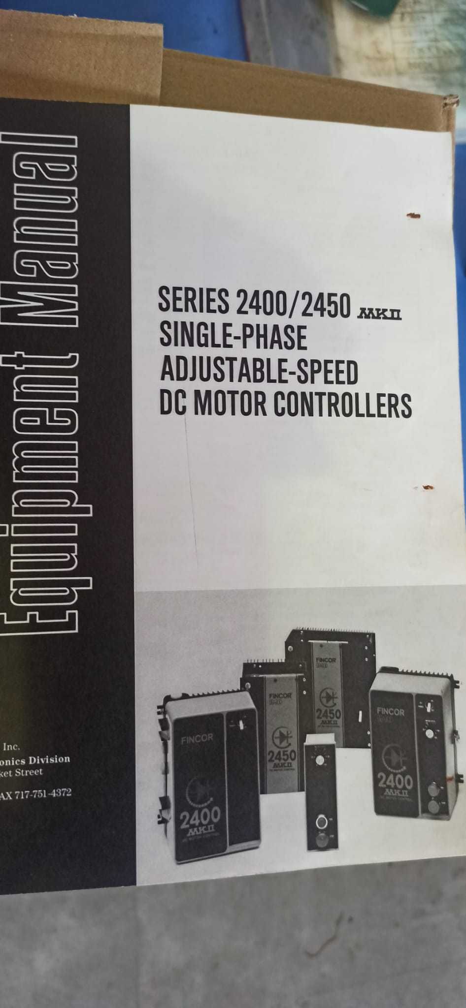 Controlador DC para motor FINCOR 2450 MKII