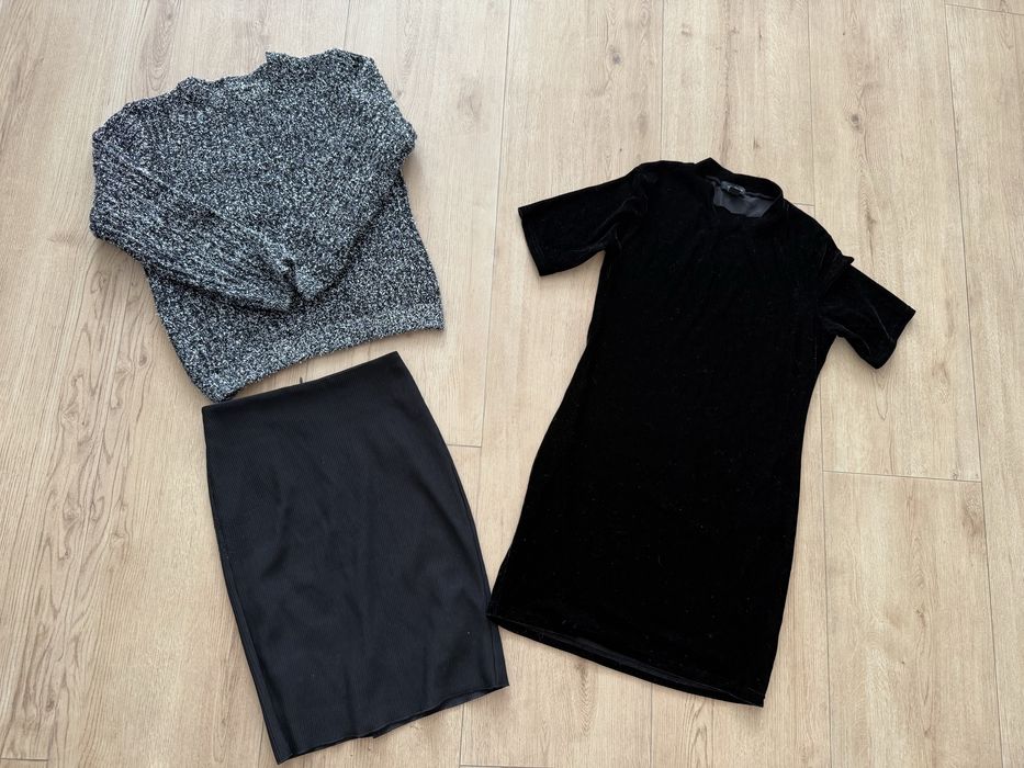 Пакет речей вещей новорічна кофта Puma плаття спідниця теплі штани