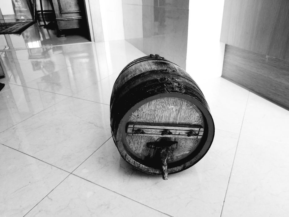 Pipa em madeira.