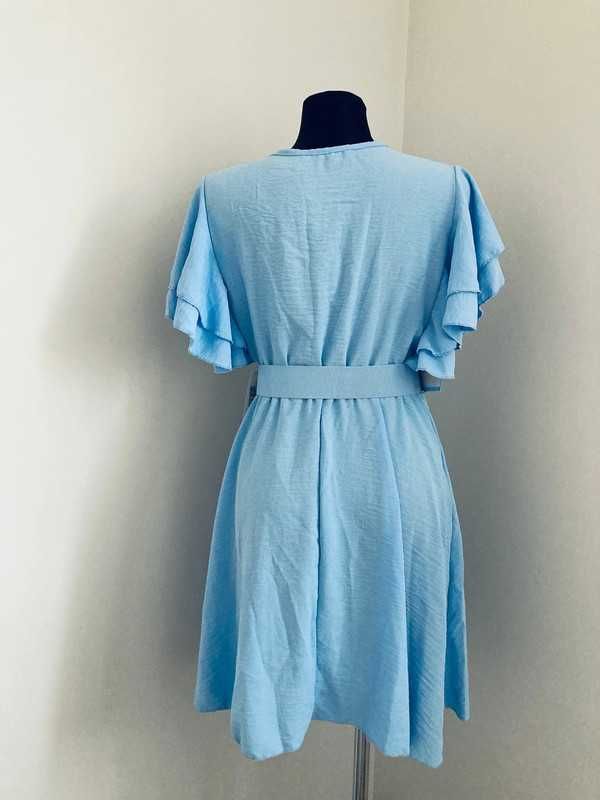 Damska sukienka z paskiem nowa włoska rozmiar uniwersalny (B)