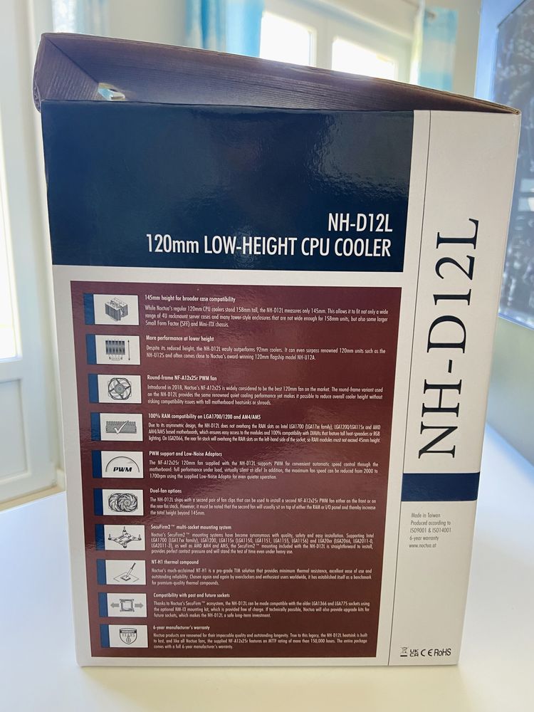 Cooler NH-D12L Noctua 120mm