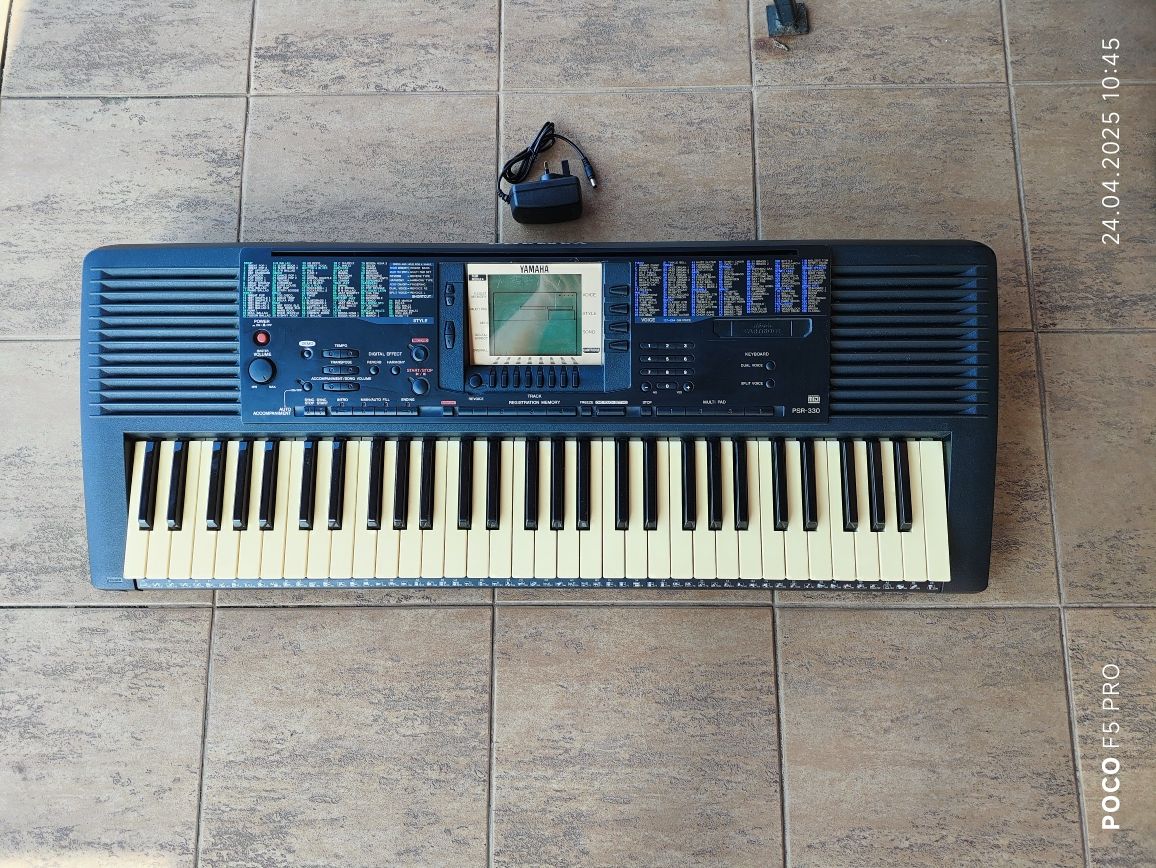 Синтезатор Yamaha PSR-330 динамічна клавіат Midi-секвенсор