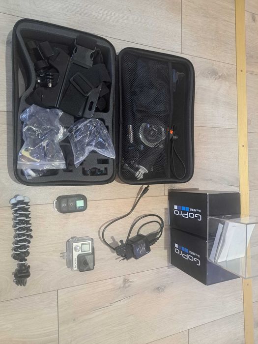 GO PRO HERO  4 SILVER 4K +akcesoria