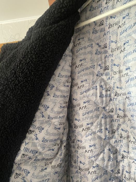 Шуба із штучної овчини