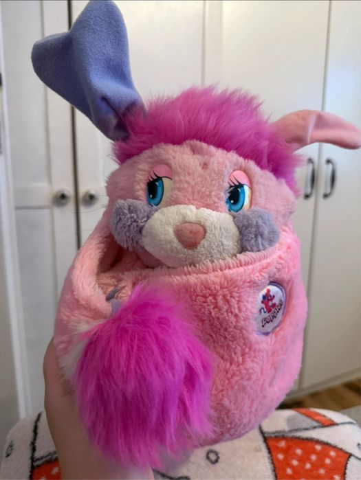 Popples Party Pink plush 1986 Mattel vintage retro 80s nostalgia