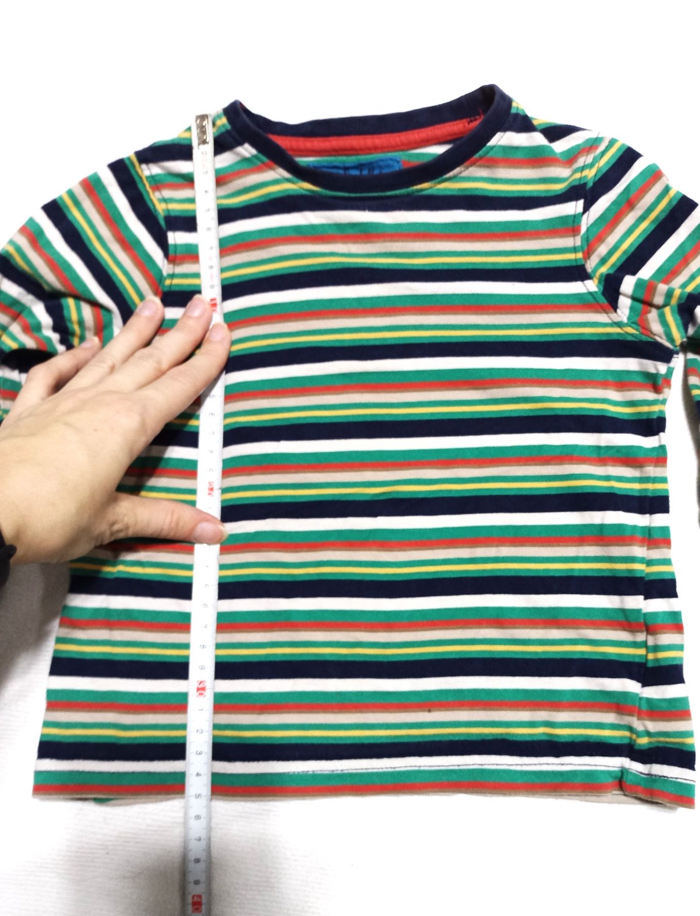BEZ WAD Bluzka z długim rękawem Mothercare 2-3 lata 98cm w paski #1291