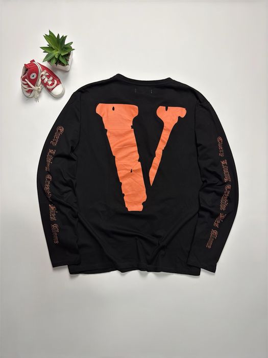 Лонгслив футболка Off-White Vlone Long Sleeve оригинал size S, M