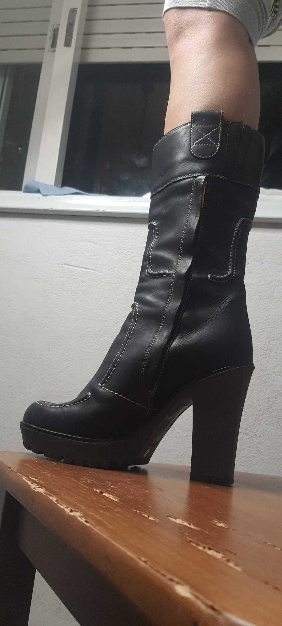YSJ Botas de Salto Alto/ 38