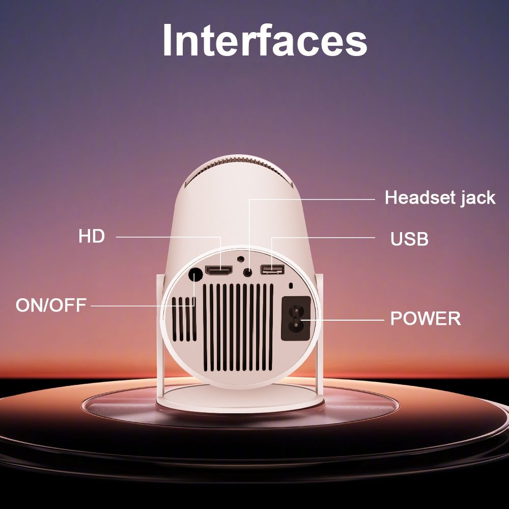 Projektor Pro 4K ultra HD WiFi6 BT5.0 Netflix Android 11 kino domowe