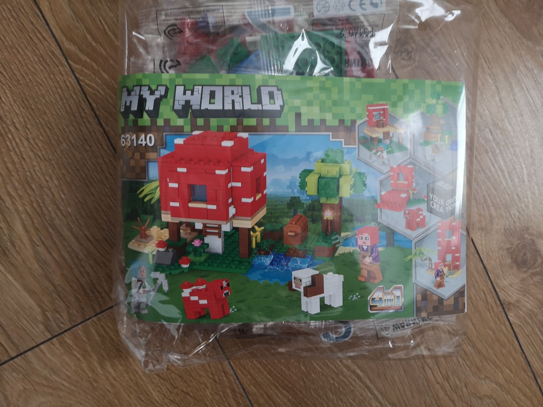 Nowe Klocki My World Wioska Muchomorów 311 el