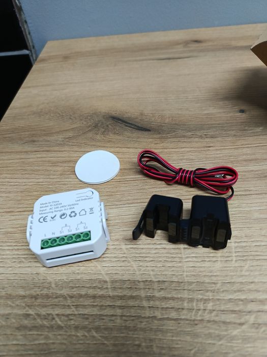 dopuszkowy licznik energii pętla ZigBee z klamra tuya