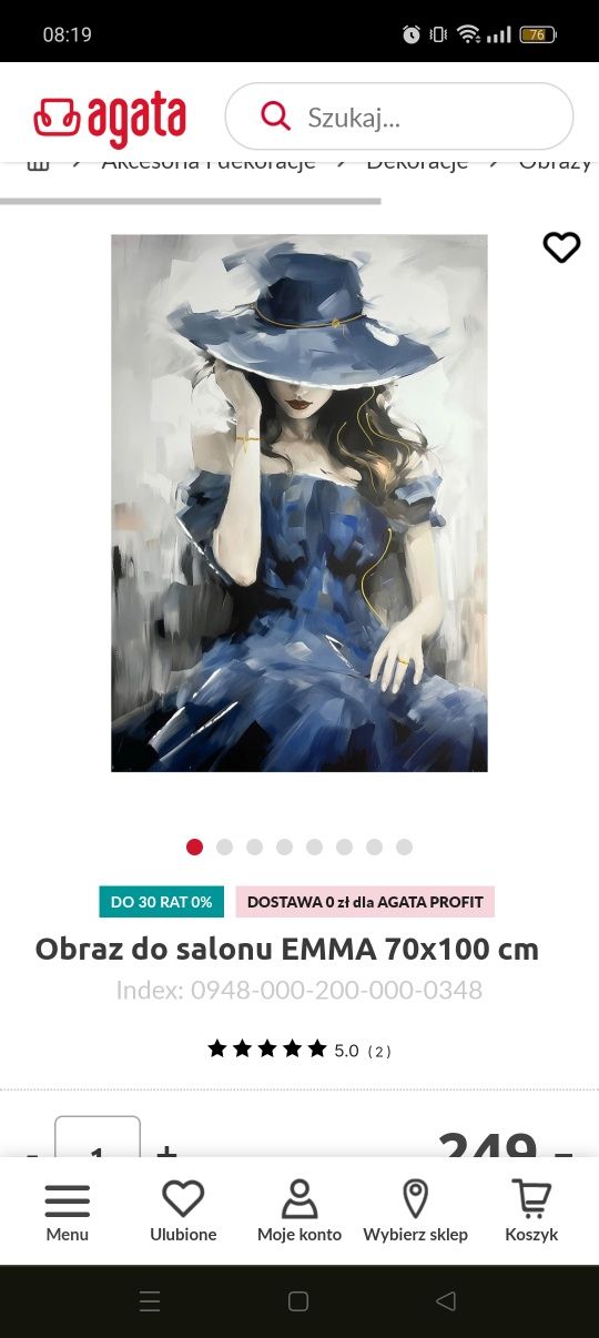 Obraz EMMA 70x100