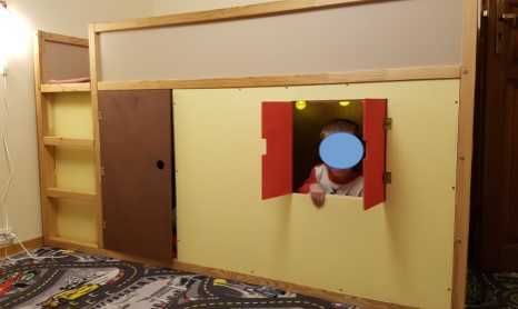 łóżko pietrowe IKEA KURA