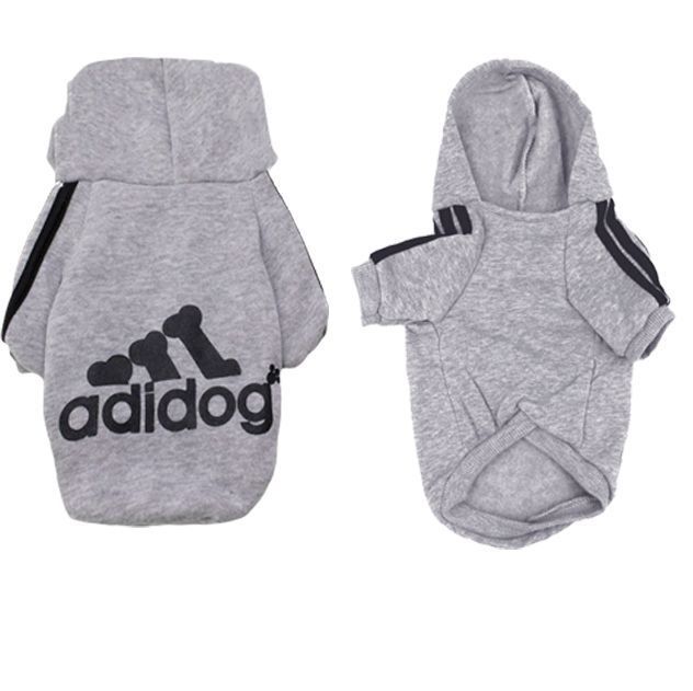 Bluza ADIDOG ubranko dla małego psa miniatury kol SZARY, rozmiar S
