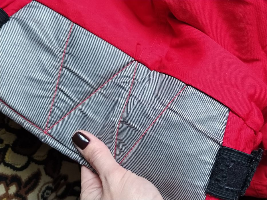 Лыжные штаны красные