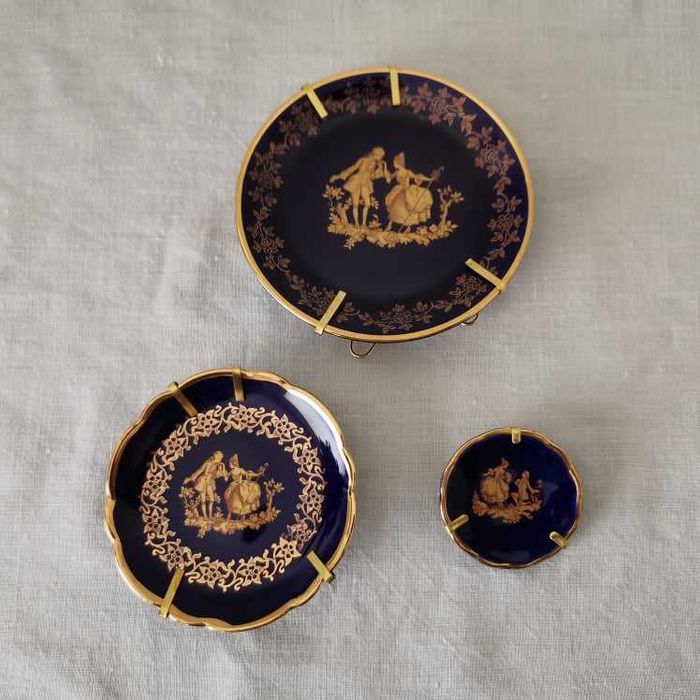 Conjunto Pratinhos Miniatura Limoges